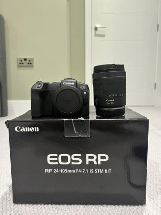 Canon EOS RP Compact System Camera With RF 24-105mm f 4.0 L IS USM Len