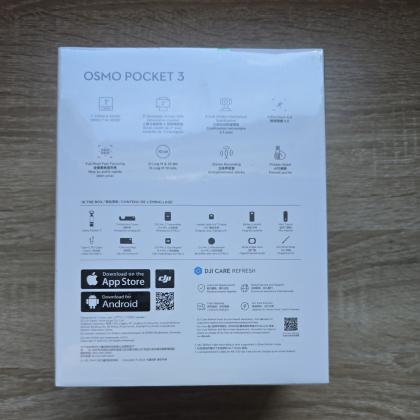 DJI Osmo Pocket 3 Creator Combo, 1 inch CMOS Sensor, 20mm Lens