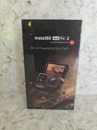 Insta360 Ace Pro 2 Action Camera Bundle, 1 1.3 inch CMOS Sensor, Activ