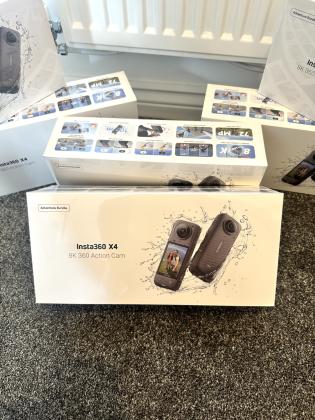 Insta360 X4 8K 360 Action Camera, 8K30fps 5.7K60fps, 4K Wide-Angle Vid