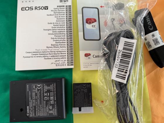 Canon EOS R50 V Mirrorless Camera + RF-S 14-30mm f 4-6.3 IS STM PZ Len