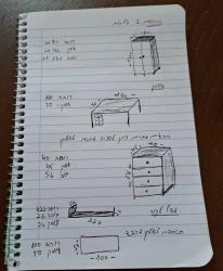 סט ריהוט משרדי במצב כמו