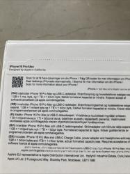 Apple iPhone 16 Pro Max 1TB 8GB RAM