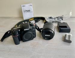 Nikon D7500 DSLR Camera, With 18-140mm VR Lens, Black