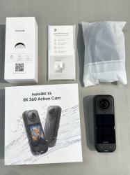 Insta360 X5 Action Camera + Extra Battery, 114cm Invisible Sefie Stick