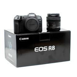 Canon EOS R8+RF 24 50MM F4.5 6.3 IS STM 24.2MP Full Frame Mirrorless C