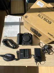 Canon Eos C70 Cinema Camera Rf Lens Mount, Super 35mm Dual Gain Output