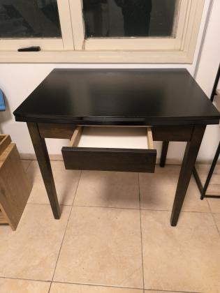 שולחן אוכל/עבודה מעץ מלא עם