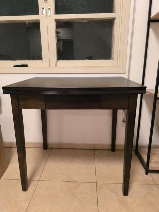 שולחן אוכל/עבודה מעץ מלא עם