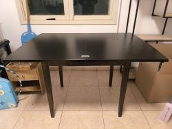 שולחן אוכל/עבודה מעץ מלא עם