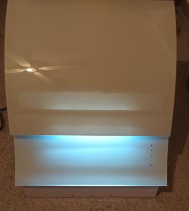 קולט אדים להתקנת קיר, פעולה