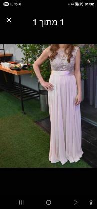שמלת ערב כסופה מידה m