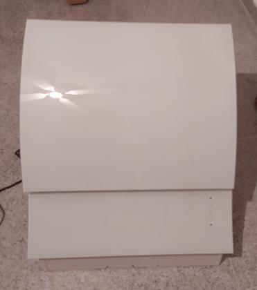 קולט אדים להתקנת קיר, פעולה