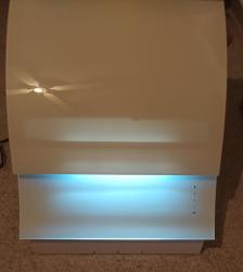 קולט אדים להתקנת קיר, פעולה