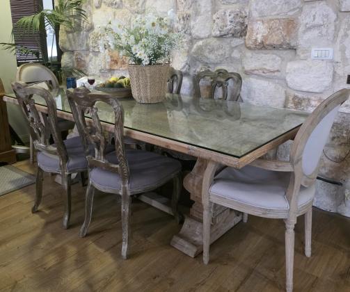 פינת אוכל מרשימה ואיכותית מעץ