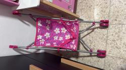 עגלה מתקפלת נפתחת ביד אחתעולה