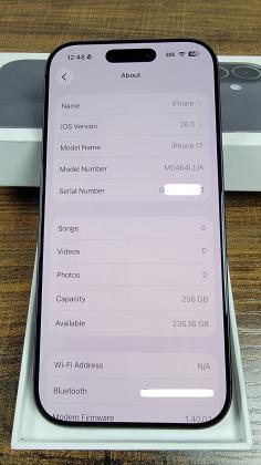iPhone 17 256GB Black Contact