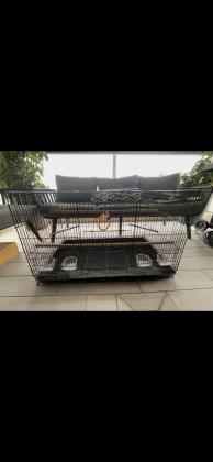 למכירה כלוב גדול כולל ציוד