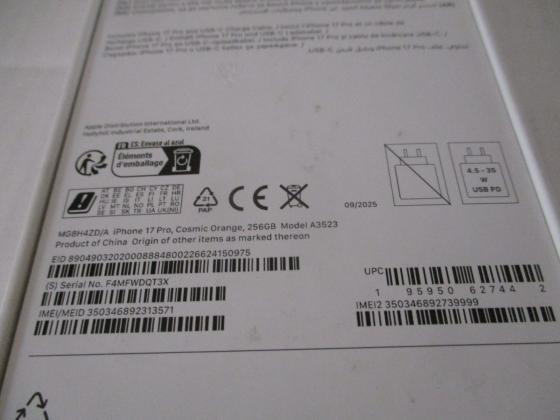 Apple iPhone 17 Pro 256GB