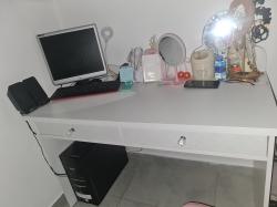 שולחן כתיבה לבן רוחב 1