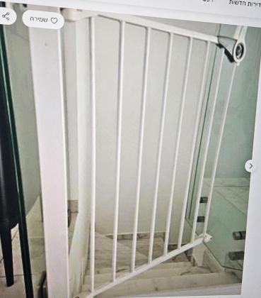 שער בטיחות למדרגות לילדים, גודל