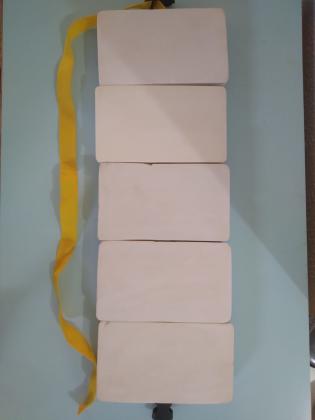 6 חגורות מצופים חמש קוביות