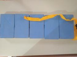 6 חגורות מצופים חמש קוביות