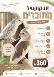 זוג קוקטיל מחוברים לא מוטבעיםבני