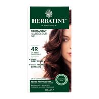 צבע שיער קבוע על בסיס צמחי גוון נחושת ערמוני R4 150 מ"ל Herbatint למכירה 