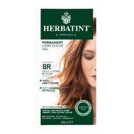 צבע שיער קבוע על בסיס צמחי נחושת ערמוני בהיר 8R 150 מ"ל Herbatint למכירה 
