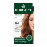 צבע שיער קבוע על בסיס צמחי גוון מהגוני בלונד 7M 150 מ"ל Herbatint למכירה 