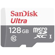 כרטיס זיכרון SanDisk Ultra SDSQUNR-128G 128GB Micro SD UHS-I סנדיסק למכירה 