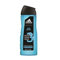 סבון Adidas Ice Dive Body, Hair & Face Shower Gel 400ml אדידס למכירה 
