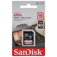כרטיס זיכרון SanDisk Ultra SDSDUNS-016G-GN3IN 16GB Micro SD&lrm; סנדיסק למכירה 