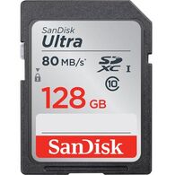 כרטיס זיכרון SanDisk Ultra SDSDUNC-128G 128GB SD סנדיסק למכירה 