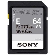 כרטיס זיכרון Sony SF-E 64GB 64GB SD UHS-I סוני למכירה 