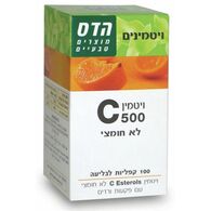 ויטמין Vitamin C 500 100 Cap לא חומצי Floris/Hadas למכירה 