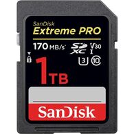 כרטיס זיכרון SanDisk Extreme Pro SDSDXXY-1T00 1TB SD סנדיסק למכירה 